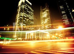 Samolepka flie 100 x 73  light trails, 100 x 73 cm