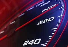 Fototapeta pltno 174 x 120, 22279188 - Speedometer up and close