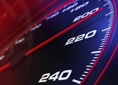 Fototapeta pltno 240 x 174, 22279188 - Speedometer up and close