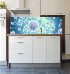 Fototapeta do kuchyn flie 180 x 60, 222938328 - 3d rendering virus, bacteria, cell - 3D vykreslovn virus, bakterie, buky
