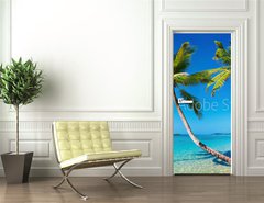 Samolepka na dvee flie 90 x 220  Tropical beach, Thailand, 90 x 220 cm