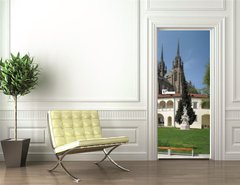 Samolepka na dvee flie 90 x 220  Brno Bishop palace, 90 x 220 cm