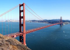 Samolepka flie 200 x 144, 22498511 - San Francisco - Golden Gate Bridge