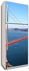 Samolepka na lednici fólie 80 x 200, 22498511 - San Francisco - Golden Gate Bridge