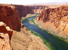 Fototapeta vliesov 100 x 73, 22502717 - Classic nature of America -  Colorado river close to Glen canyon