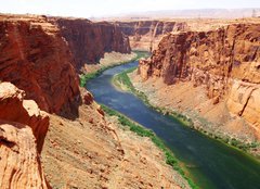 Fototapeta plátno 160 x 116, 22502717 - Classic nature of America - Colorado river close to Glen canyon - Klasická povaha Ameriky