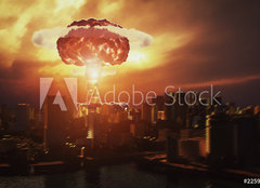 Fototapeta pltno 240 x 174, 225976948 - nuclear explosion - jadern vbuch