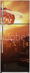 Samolepka na lednici fólie 80 x 200, 225976948 - nuclear explosion - jaderný výbuch