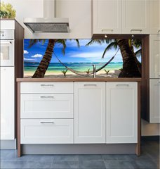 Fototapeta do kuchyn flie 180 x 60, 22830909 - Perfect beach - Dokonal pl