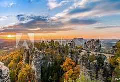 Fototapeta pltno 174 x 120, 228384018 - Basteibrcke in der Schsischen Schweiz 