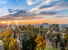 Fototapeta pltno 330 x 244, 228384018 - Basteibrcke in der Schsischen Schweiz 