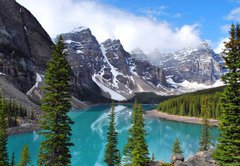 Fototapeta vliesov 145 x 100, 22857690 - Moraine Lake in Banff National Park, Alberta, Canada