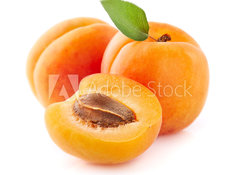 Samolepka flie 100 x 73, 228967502 - Fresh apricot fruit in closeup - erstv merukov ovoce v detailnm