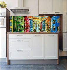 Fototapeta do kuchyn flie 180 x 60, 229305954 - Original art oil and palette knife on canvas