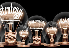Fototapeta pltno 174 x 120, 230583074 - Light Bulbs Concept