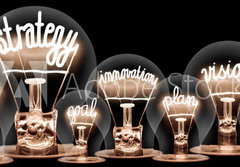 Fototapeta papr 184 x 128, 230583074 - Light Bulbs Concept