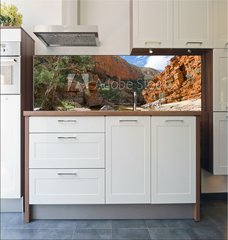 Fototapeta do kuchyn flie 180 x 60, 23223038 - View of Ormiston Gorge, Macdonnell Ranges, Australia