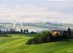 Fototapeta papr 160 x 116, 23337354 - Toskana Huegel  - Tuscany hills 07
