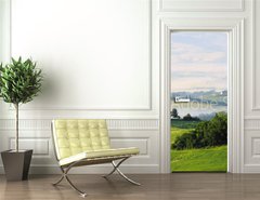 Samolepka na dvee flie 90 x 220, 23337354 - Toskana Huegel  - Tuscany hills 07