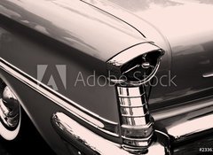 Samolepka fólie 100 x 73, 2336122 - vintage car tail lamp - světelné zdroje automobilů