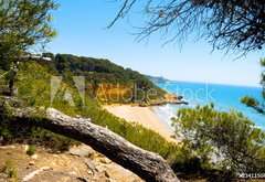 Fototapeta vliesov 145 x 100, 23411504 - Cala Fonda beach, Tarragona, Spain - Pl Cala Fonda, Tarragona, panlsko