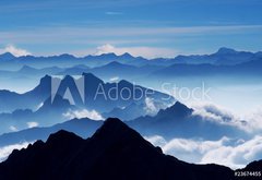 Fototapeta pltno 174 x 120, 23674455 - Traumpanorama (Blick von Zugspitze)-View from Mt Zugspitz