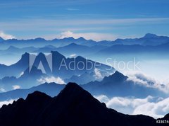 Samolepka flie 270 x 200, 23674455 - Traumpanorama (Blick von Zugspitze)-View from Mt Zugspitz