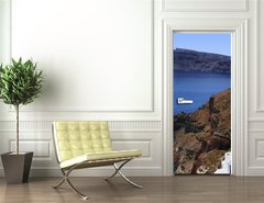 Samolepka na dvee flie 90 x 220  Santorini, 90 x 220 cm