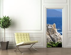 Samolepka na dvee flie 90 x 220, 23885675 - The Lone Cypress in Pebble Beach, 17 Mile Drive, Monterey