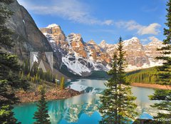 Fototapeta pltno 240 x 174, 23984590 - Moraine Lake Sunrise 2 - Moraine jezera Sunrise 2