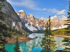 Fototapeta pltno 330 x 244, 23984590 - Moraine Lake Sunrise 2 - Moraine jezera Sunrise 2