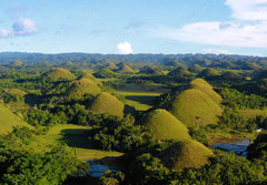 Fototapeta papr 184 x 128, 242300019 - chocolate hill in aerial view, Bohol Philippines