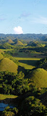 Samolepka na dvee flie 90 x 220, 242300019 - chocolate hill in aerial view, Bohol Philippines