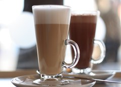 Samolepka flie 200 x 144  cafe  latte, 200 x 144 cm
