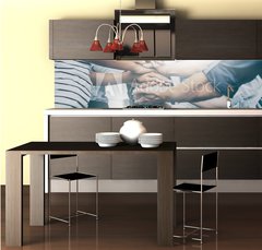 Fototapeta do kuchyn flie 260 x 60, 242955192 - Stack of hands. Unity and teamwork concept.
