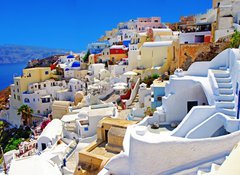 Fototapeta vliesov 100 x 73, 24321668 - amazing Santorini - asn Santorini