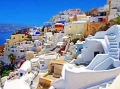 Fototapeta pltno 330 x 244, 24321668 - amazing Santorini