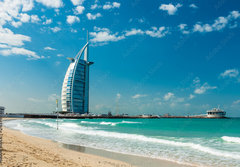 Fototapeta papr 184 x 128, 243967572 - Burj Al Arab Hotel in Dubai, United Arab Emirates