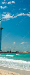 Samolepka na dvee flie 90 x 220, 243967572 - Burj Al Arab Hotel in Dubai, United Arab Emirates