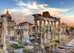 Samolepka flie 200 x 144, 24409983 - rome hdr panoramic view - rome hdr panoramatick vhled
