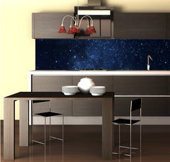 Fototapeta do kuchyn flie 260 x 60  Space background, 260 x 60 cm