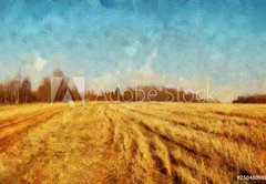 Samolepka flie 145 x 100, 250480908 - Impressionism oil painting on canvas nature landscape motifs wall art print. Countryside beauty. Village. Contemporary artwork for creating poster, stationery, postcard. Watercolor fine modern drawing - Obraz na pltn Impresionismus, olejomalba na pltn, motivy prodn krajiny Krsa venkova. Vesnice. Souasn umleck dla pro tvorbu plakt, paprnictv, pohlednic. Akvarel jemn modern kresba