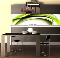 Fototapeta do kuchyně fólie 260 x 60, 251248336 - Abstract eco wave panorama background design illustration - Abstraktní ekologické vlny panorama pozadí návrhu ilustrace