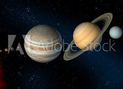 Fototapeta vliesov 100 x 73, 2513860 - solar system