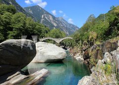 Fototapeta200 x 144  Ponte Dei Salti / Lavertezzo / Switzerland, 200 x 144 cm