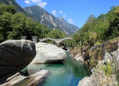 Fototapeta pltno 240 x 174, 25338118 - Ponte Dei Salti / Lavertezzo / Switzerland