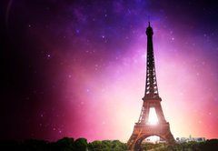 Fototapeta174 x 120  Eifel Tower Milky Way  Paris (France), 174 x 120 cm