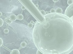 Samolepka flie 270 x 200, 25528943 - green scientific background with reflective molecules - zelen vdeck pozad s reflexnmi molekulami