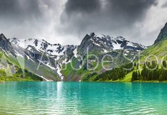 Samolepka flie 145 x 100, 25806541 - Mountain lake