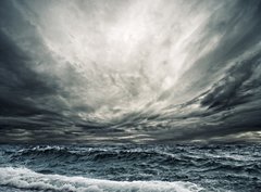 Fototapeta330 x 244  Big ocean wave breaking the shore, 330 x 244 cm